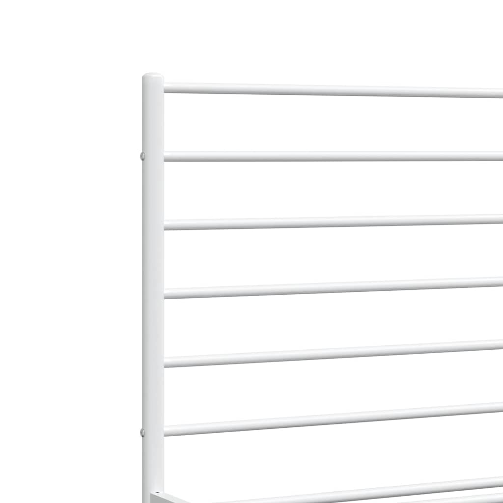 8720845788216_g_en_hd_7 vidaXL Metal Bed Frame without Mattress with Footboard White 135x190 cm - Image 9
