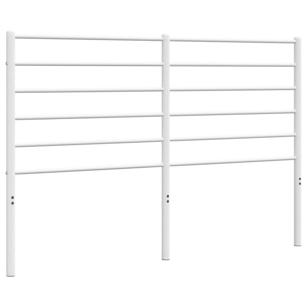 8720845788360_a_en_hd_1 vidaXL Metal Headboard White 137 cm Double - Image 2