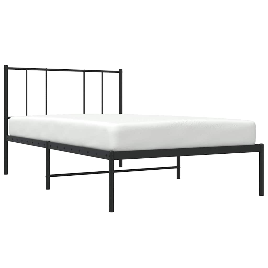 8720845788452_g_en_hd_3 vidaXL Metal Bed Frame without Mattress with Headboard Black 90x190 cm - Image 5