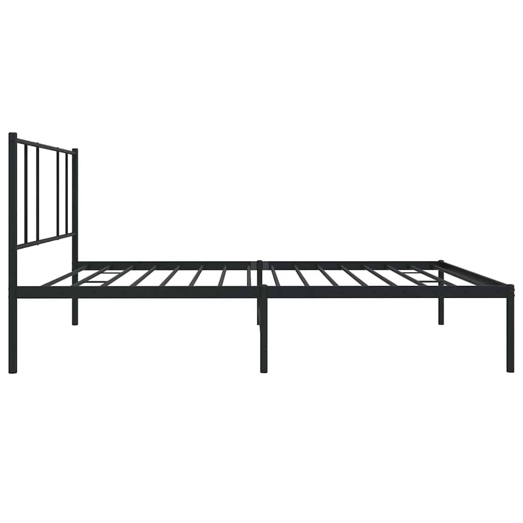 8720845788452_g_en_hd_5 vidaXL Metal Bed Frame without Mattress with Headboard Black 90x190 cm - Image 7