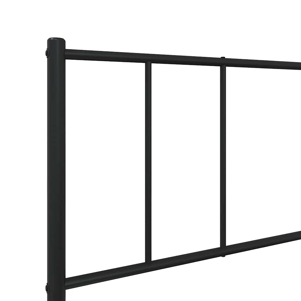 8720845788452_g_en_hd_7 vidaXL Metal Bed Frame without Mattress with Headboard Black 90x190 cm - Image 9