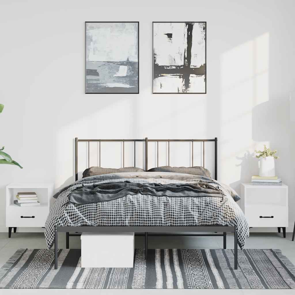 8720845788520_g_en_hd_1 vidaXL Metal Bed Frame without Mattress with Headboard Black 135x190 cm - Image 3