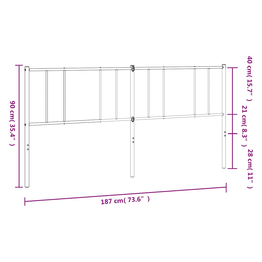 8720845788896_g_en_hd_6 vidaXL Metal Headboard Black 183 cm King - Image 8