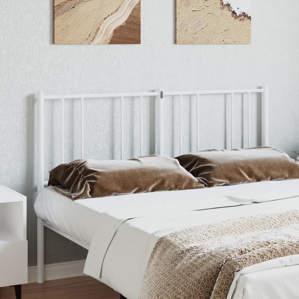 8720845789367_g_en_hd_1 vidaXL Metal Headboard White 152 cm Queen - Image 3