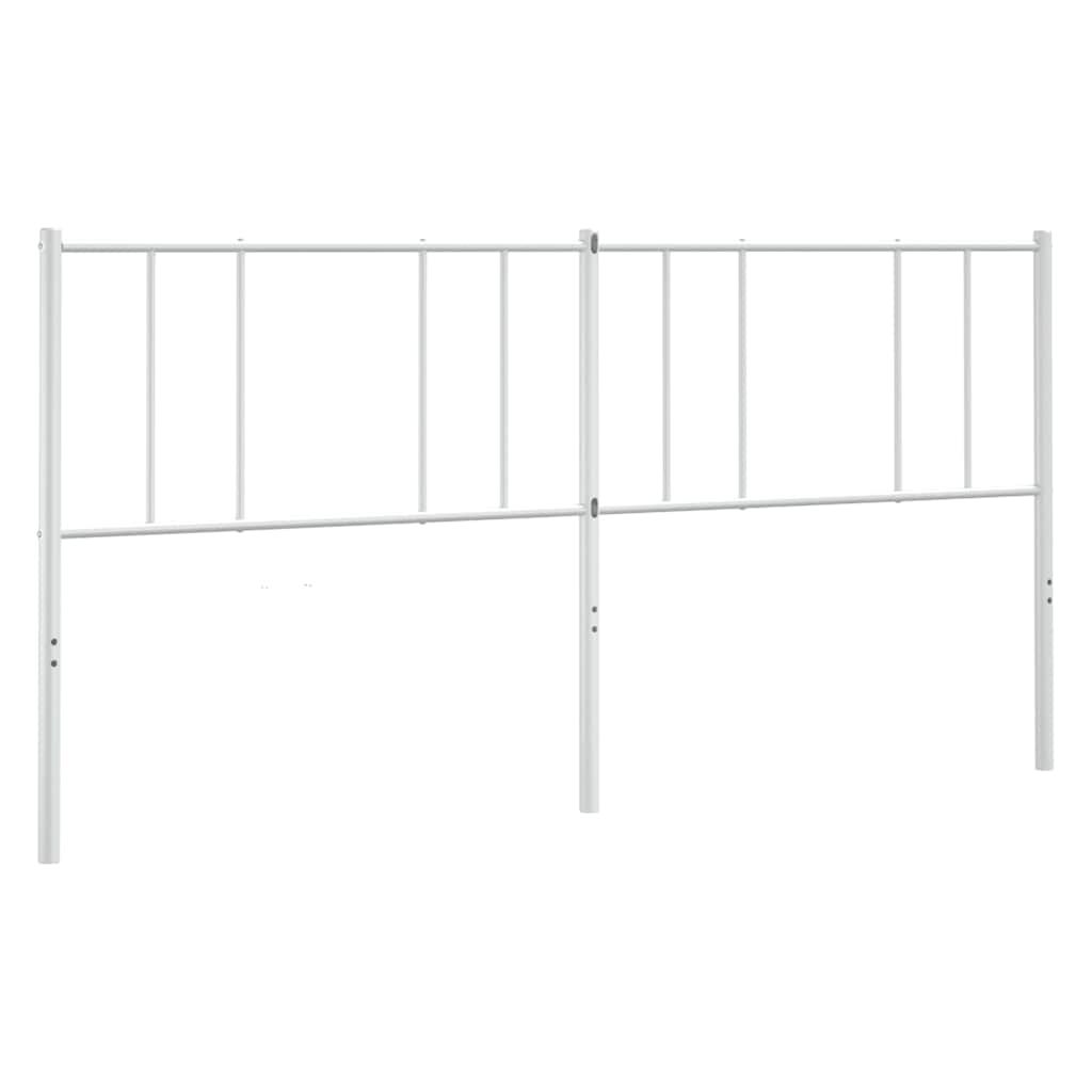 8720845789381_a_en_hd_1 vidaXL Metal Headboard White 183 cm King - Image 2