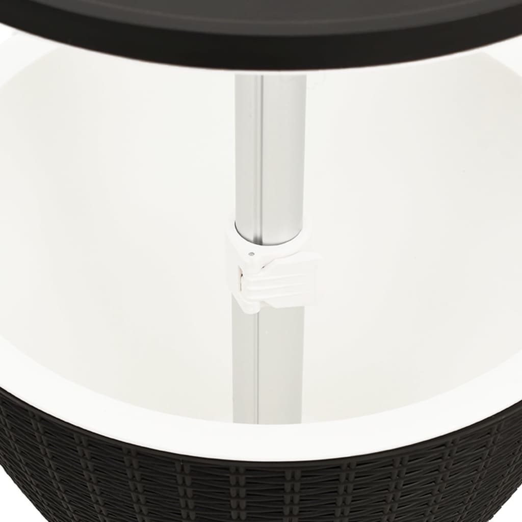 8720845789527_g_en_hd_4 vidaXL 3-in-1 Ice Cooler Table Black Polypropylene - Image 6