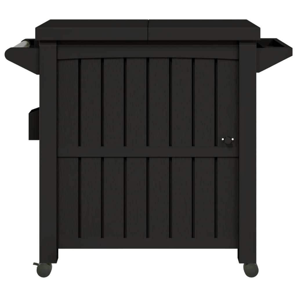 8720845789640_g_en_hd_2 vidaXL 3-in-1 Serving Cart Black Polypropylene - Image 4