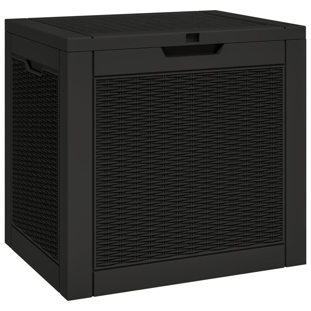 8720845789732_a_en_hd_1 vidaXL Garden Storage Box Black 55.5x43x53 cm Polypropylene - Image 2