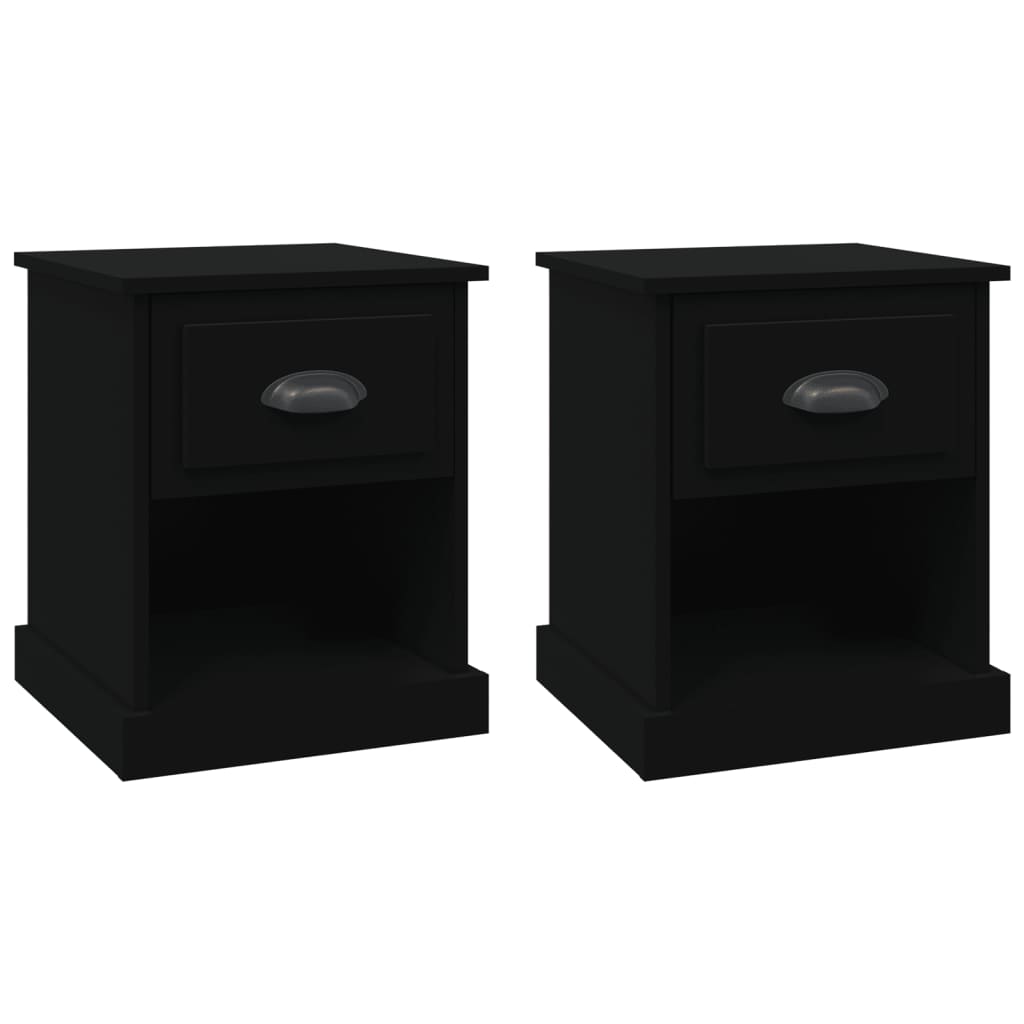 8720845790219_a_en_hd_1 vidaXL Bedside Cabinets 2 pcs Black 39x39x47.5 cm Engineered Wood - Image 2