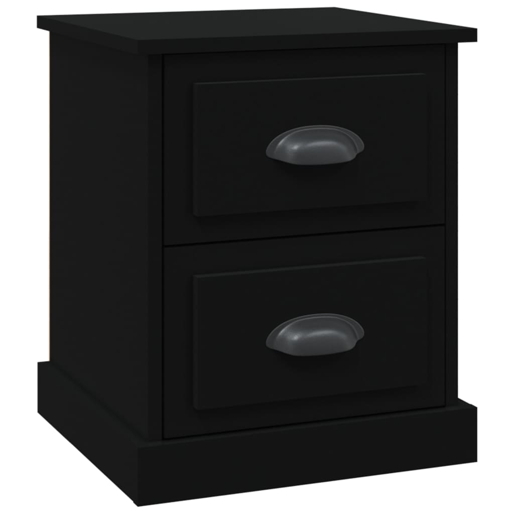 8720845790363_a_en_hd_1 vidaXL Bedside Cabinet Black 39x39x47.5 cm Engineered Wood - Image 2