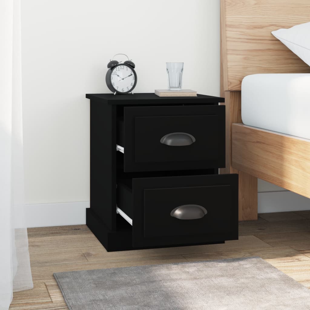 8720845790363_g_en_hd_1 vidaXL Bedside Cabinet Black 39x39x47.5 cm Engineered Wood - Image 3