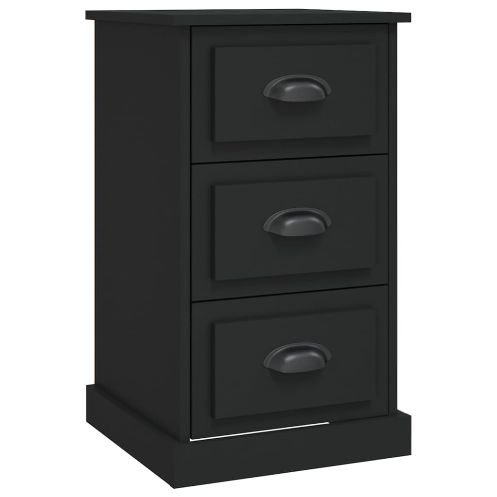 8720845790516_a_en_hd_1 vidaXL Bedside Cabinet Black 39x39x67 cm Engineered Wood - Image 2