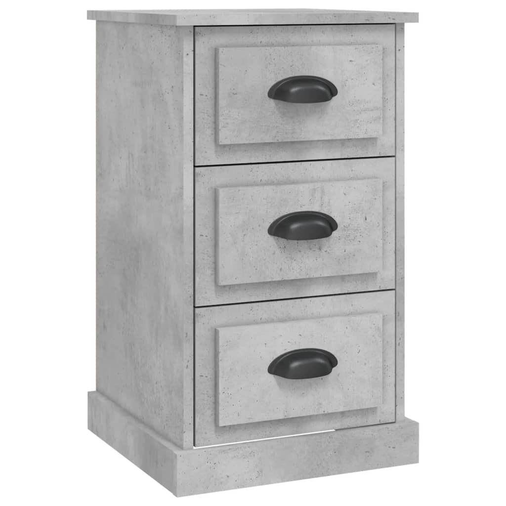 8720845790547_a_en_hd_1 vidaXL Bedside Cabinet Concrete Grey 39x39x67 cm Engineered Wood - Image 2