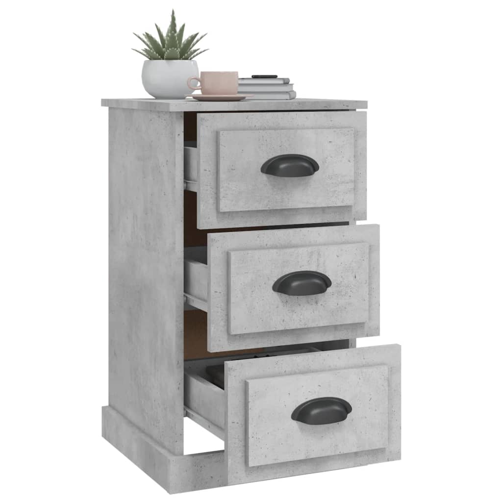 8720845790547_g_en_hd_2 vidaXL Bedside Cabinet Concrete Grey 39x39x67 cm Engineered Wood - Image 5