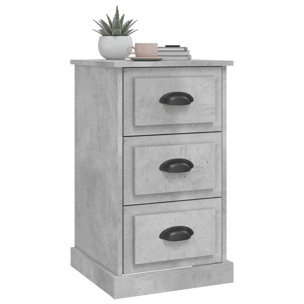 8720845790547_g_en_hd_3 vidaXL Bedside Cabinet Concrete Grey 39x39x67 cm Engineered Wood - Image 6