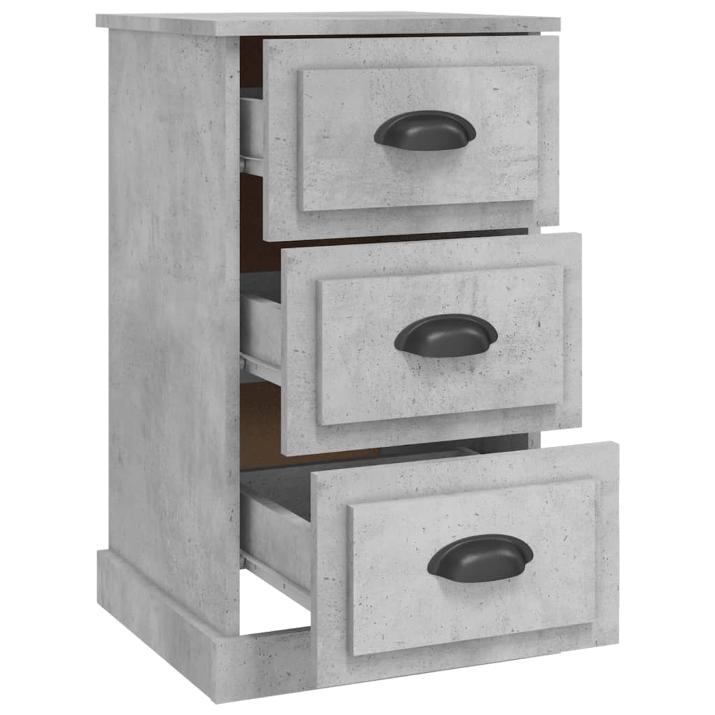 8720845790547_g_en_hd_4 vidaXL Bedside Cabinet Concrete Grey 39x39x67 cm Engineered Wood - Image 7