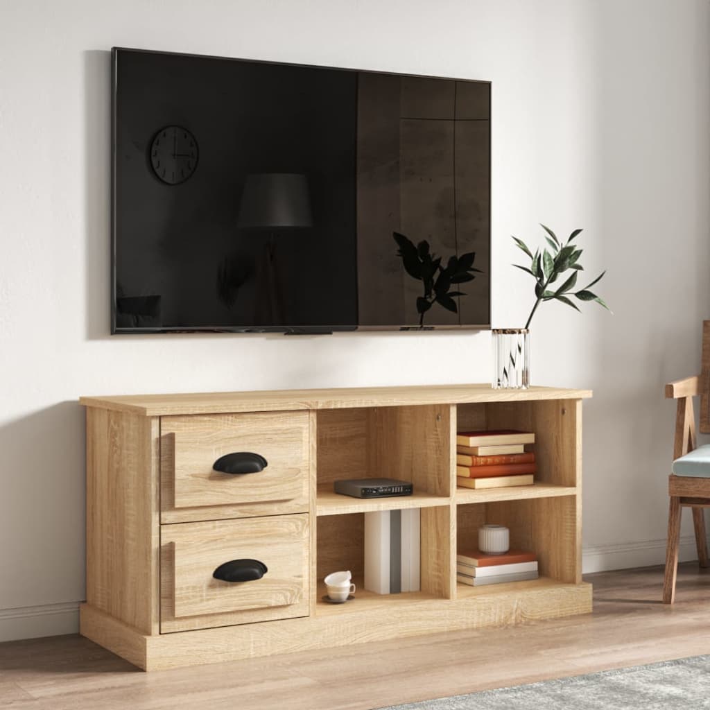 8720845790691_m_en_hd_1 vidaXL TV Cabinet Sonoma Oak 102x35.5x47.5 cm Engineered Wood - Image 1
