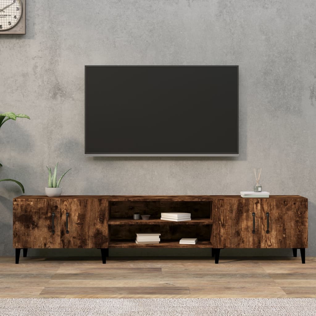 8720845791599_m_en_hd_1 vidaXL TV Cabinet Smoked Oak 180x31.5x40 cm Engineered Wood - Image 1