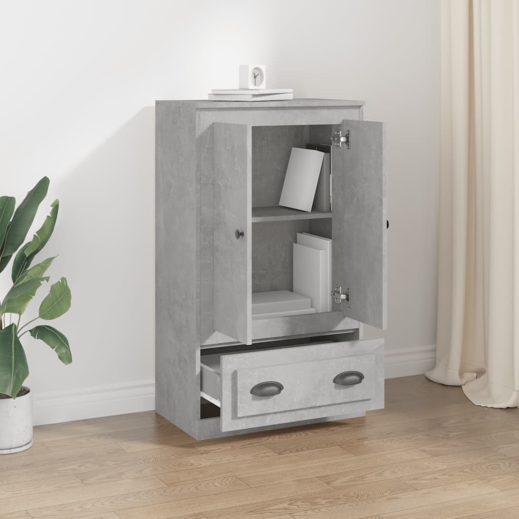 8720845791902_g_en_hd_1 vidaXL Highboard Concrete Grey 60x35.5x103.5 cm Engineered Wood - Image 4