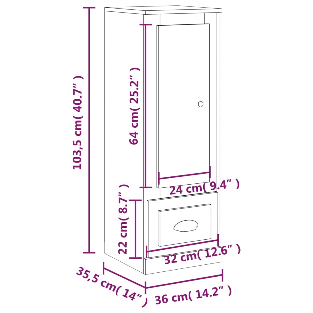 8720845791988_g_en_hd_8 vidaXL Highboard Concrete Grey 36x35.5x103.5 cm Engineered Wood - Image 11
