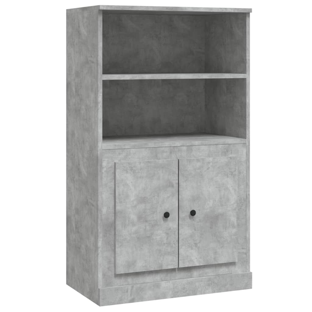 8720845792060_a_en_hd_1 vidaXL Highboard Concrete Grey 60x35.5x103.5 cm Engineered Wood - Image 2
