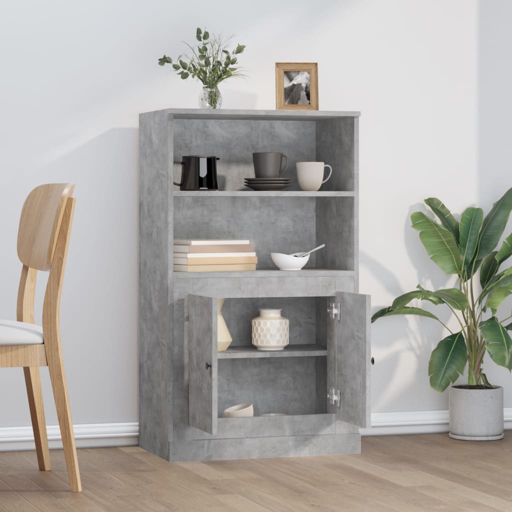 8720845792060_g_en_hd_1 vidaXL Highboard Concrete Grey 60x35.5x103.5 cm Engineered Wood - Image 4