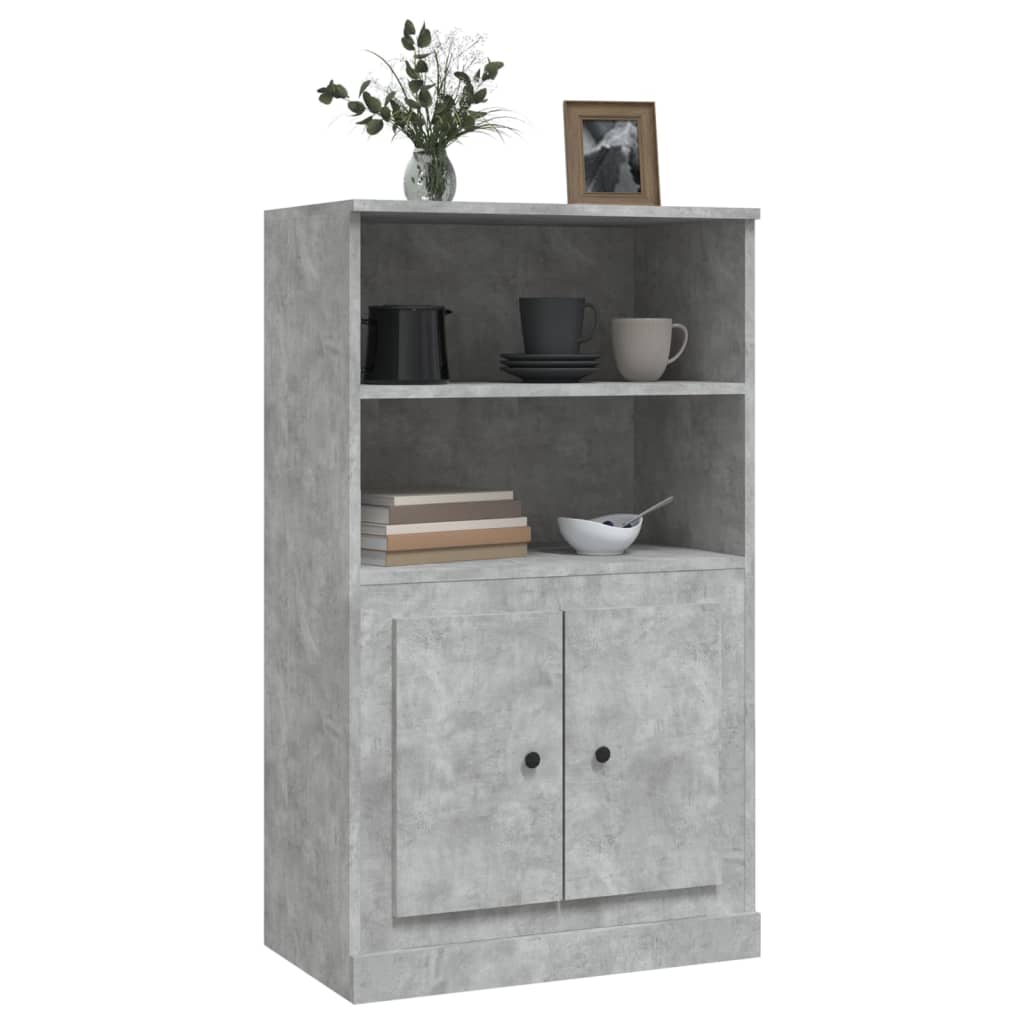 8720845792060_g_en_hd_2 vidaXL Highboard Concrete Grey 60x35.5x103.5 cm Engineered Wood - Image 5