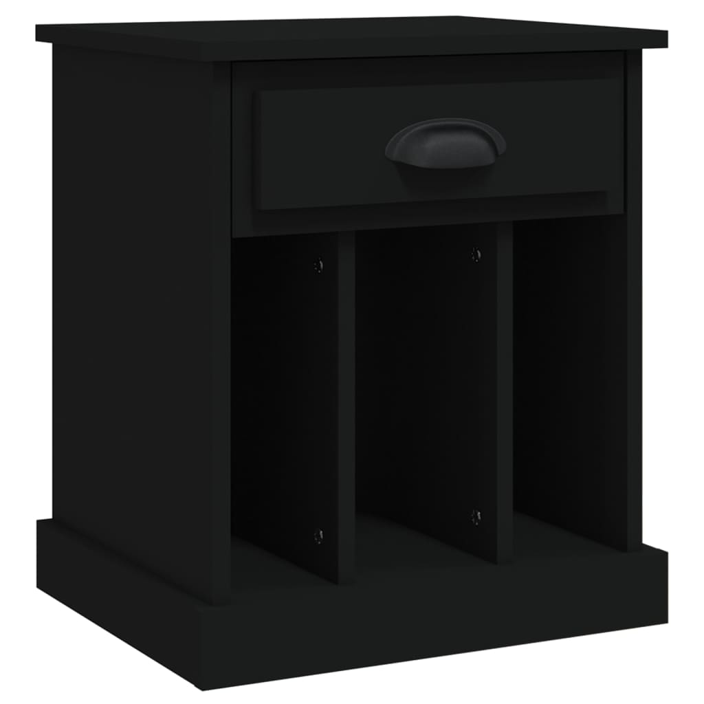 8720845792367_a_en_hd_1 vidaXL Bedside Cabinet Black 43x36x50 cm - Image 2