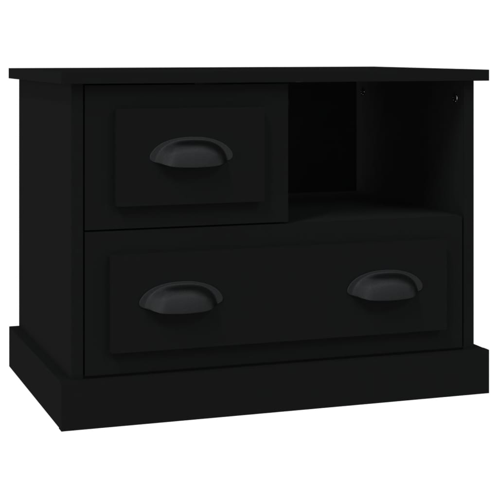 8720845792510_a_en_hd_1 vidaXL Bedside Cabinet Black 60x39x45 cm - Image 2