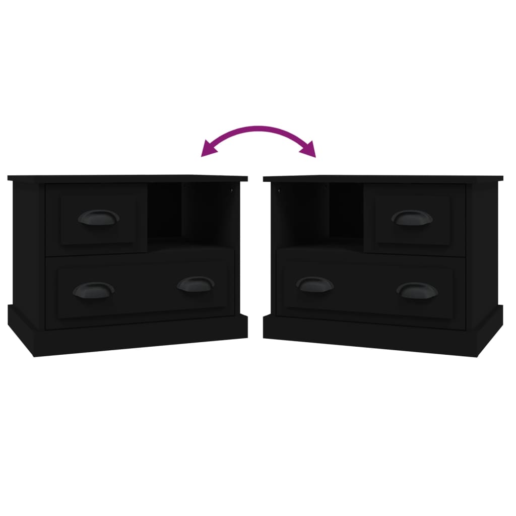 8720845792510_g_en_hd_7 vidaXL Bedside Cabinet Black 60x39x45 cm - Image 9
