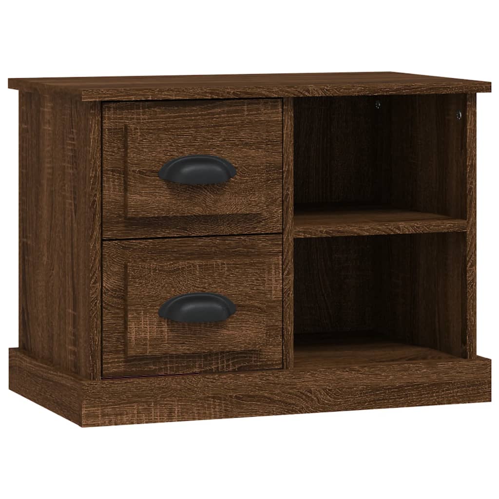 8720845792657_a_en_hd_1 vidaXL Bedside Cabinet Brown Oak 60x35.5x45 cm - Image 2