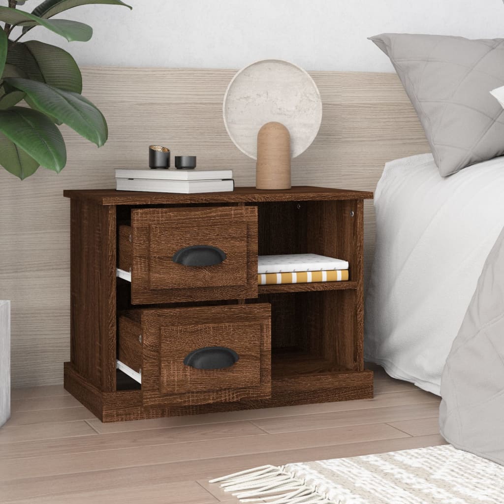 8720845792657_g_en_hd_1 vidaXL Bedside Cabinet Brown Oak 60x35.5x45 cm - Image 3