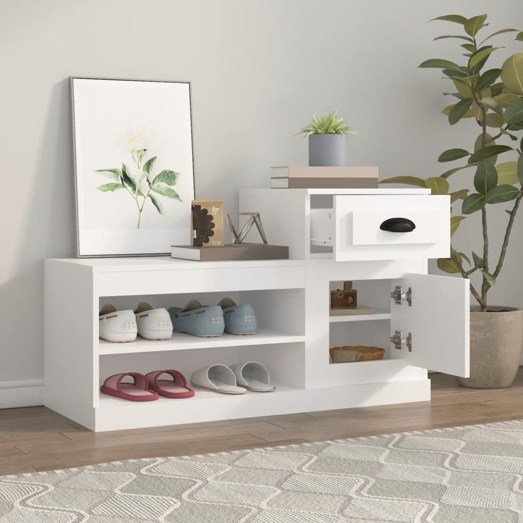 8720845793067_g_en_hd_1 vidaXL Shoe Cabinet White 100x42x60 cm Engineered Wood - Image 4