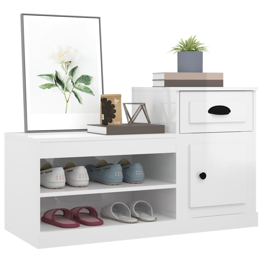 8720845793081_g_en_hd_2 vidaXL Shoe Cabinet High Gloss White 100x42x60 cm Engineered Wood - Image 5