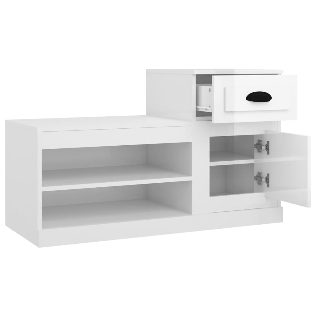 8720845793081_g_en_hd_6 vidaXL Shoe Cabinet High Gloss White 100x42x60 cm Engineered Wood - Image 9