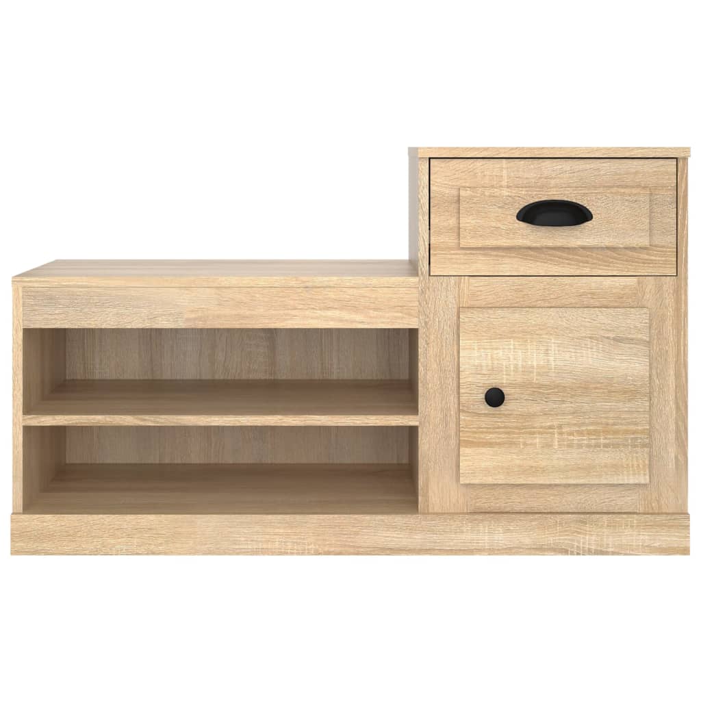 8720845793098_g_en_hd_4 vidaXL Shoe Cabinet Sonoma Oak 100x42x60 cm Engineered Wood - Image 7