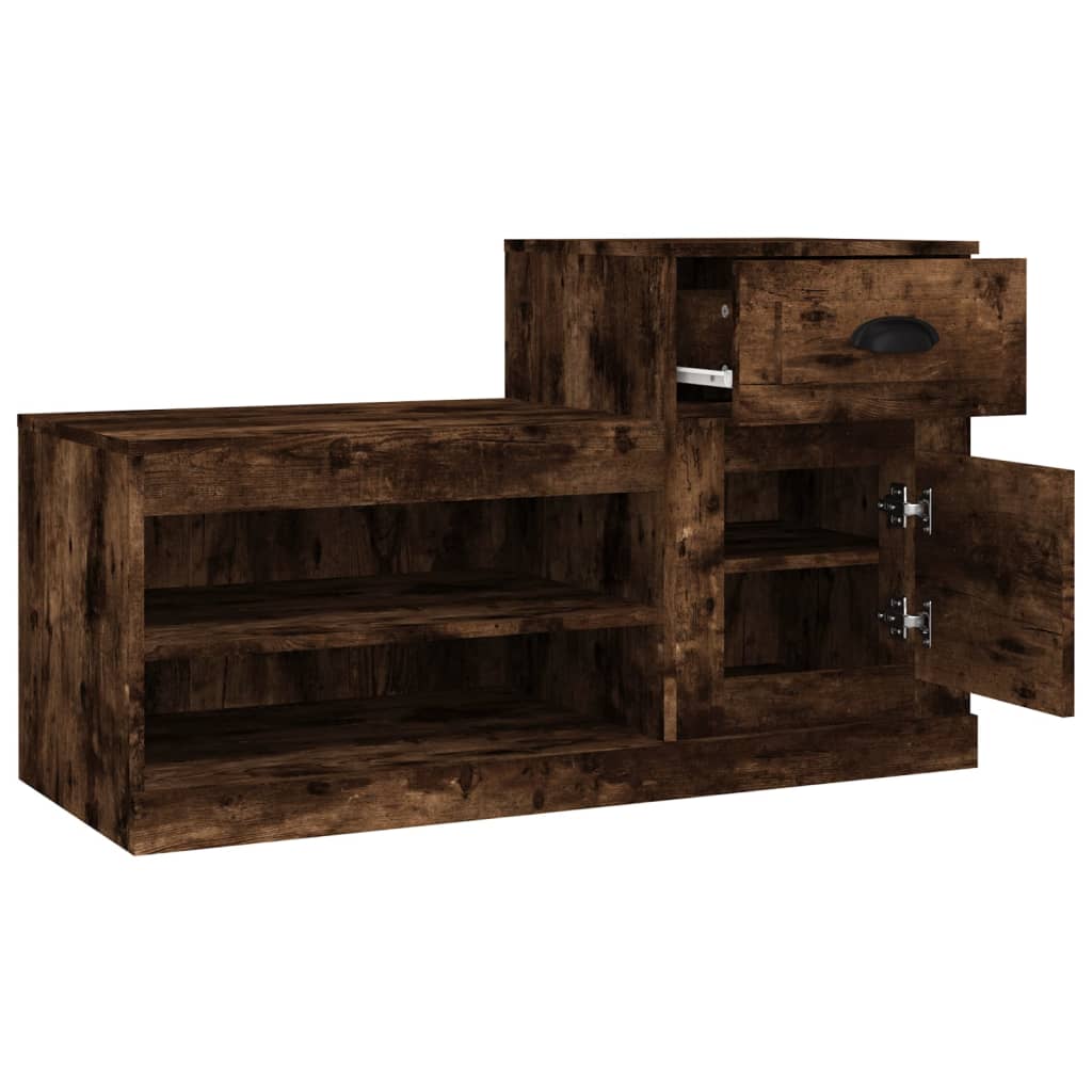8720845793111_g_en_hd_6 vidaXL Shoe Cabinet Smoked Oak 100x42x60 cm Engineered Wood - Image 9