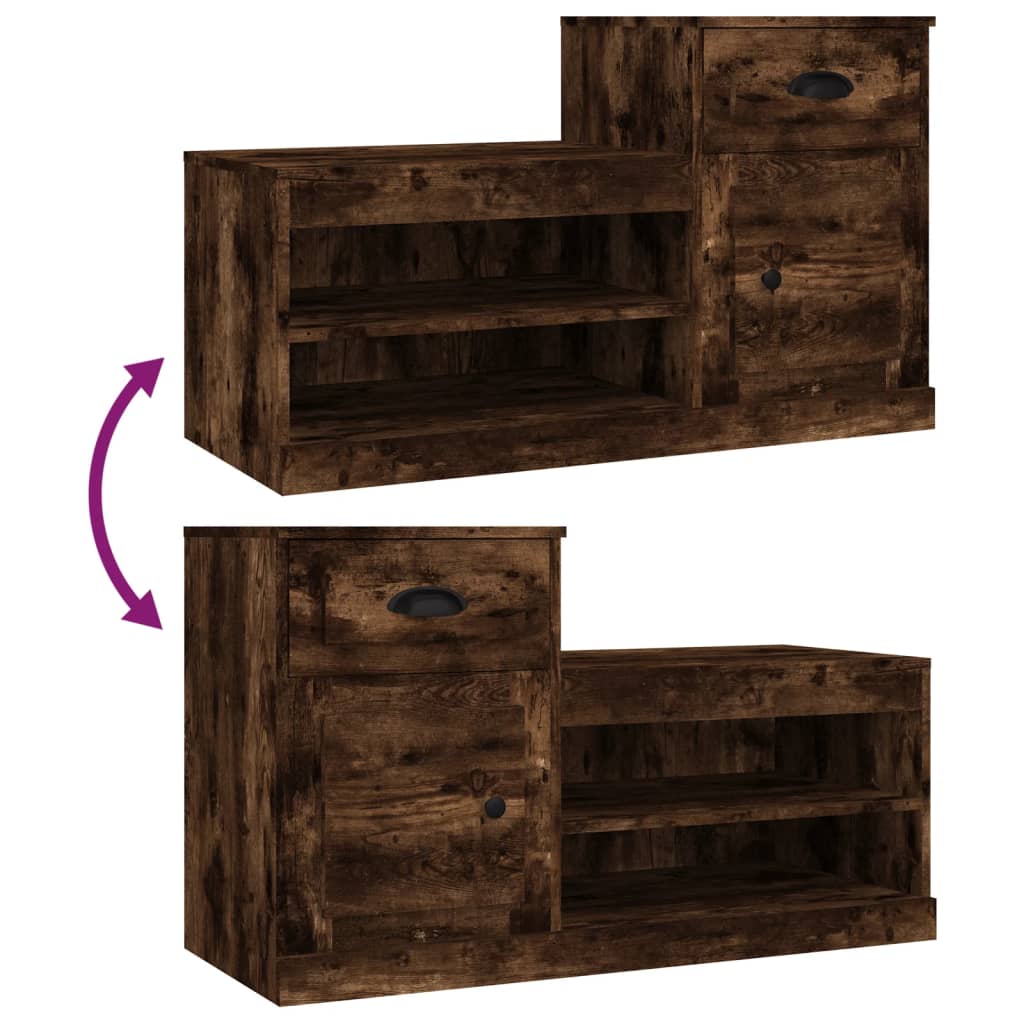 8720845793111_g_en_hd_7 vidaXL Shoe Cabinet Smoked Oak 100x42x60 cm Engineered Wood - Image 10