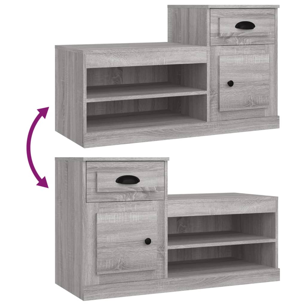 8720845793128_g_en_hd_7 vidaXL Shoe Cabinet Grey Sonoma 100x42x60 cm Engineered Wood - Image 10