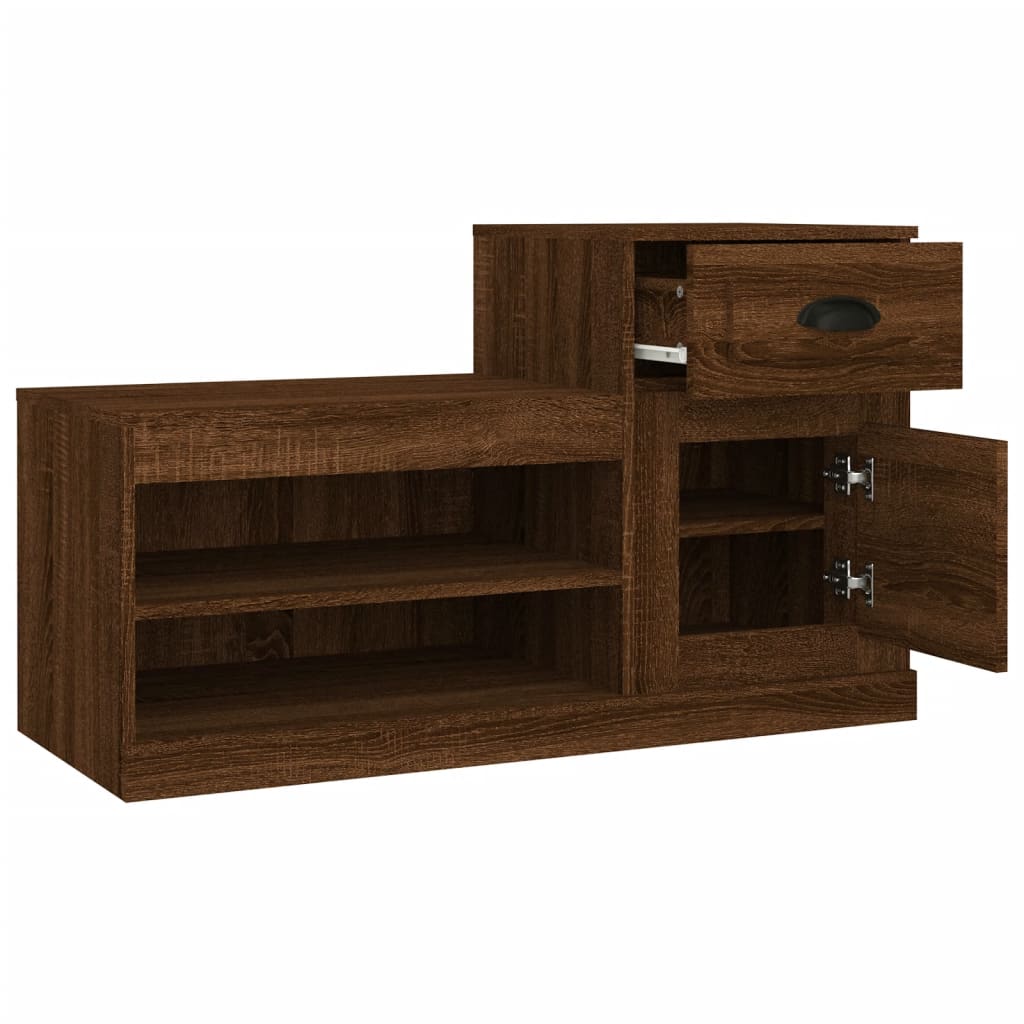 8720845793135_g_en_hd_6 vidaXL Shoe Cabinet Brown Oak 100x42x60 cm Engineered Wood - Image 9