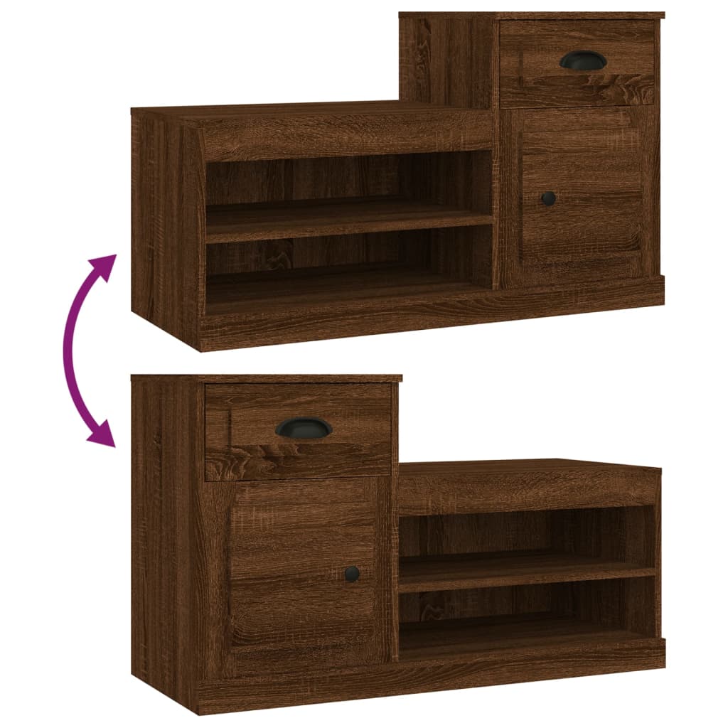 8720845793135_g_en_hd_7 vidaXL Shoe Cabinet Brown Oak 100x42x60 cm Engineered Wood - Image 10