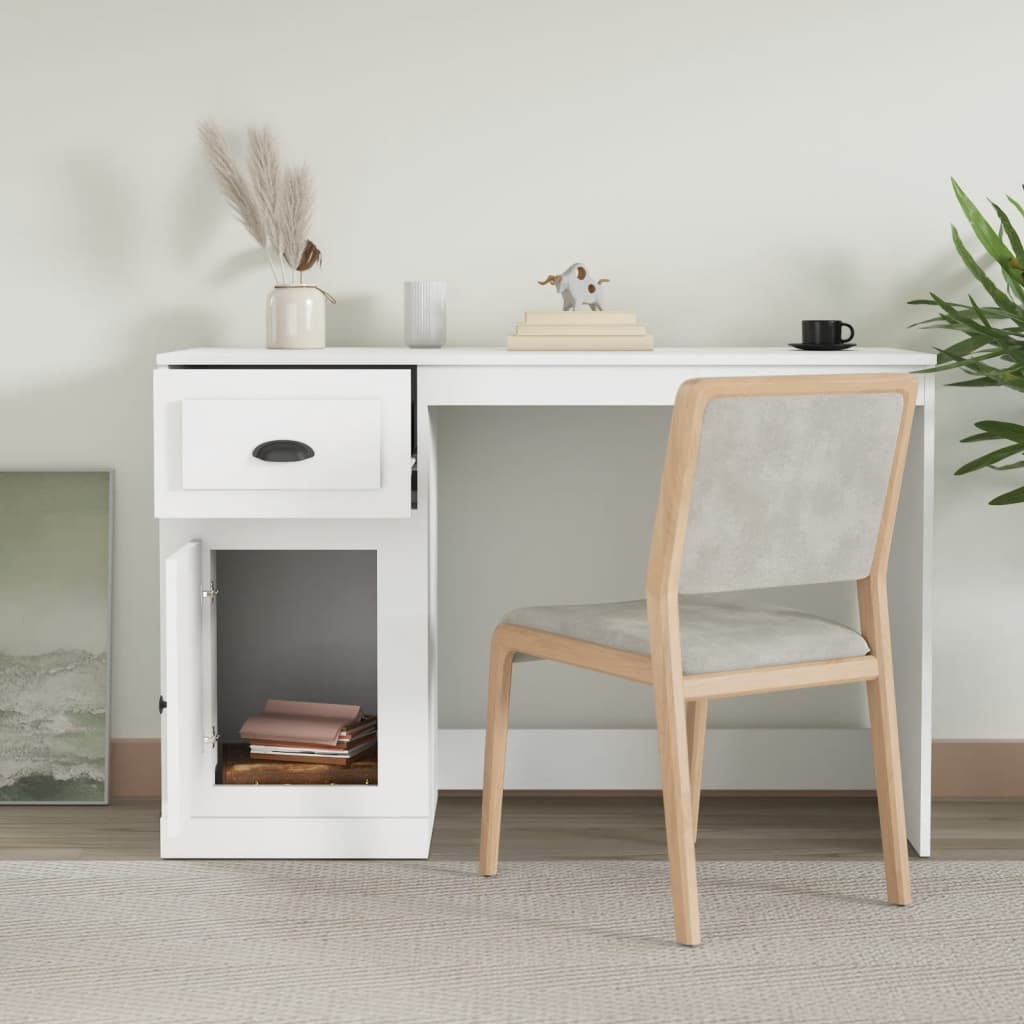 8720845793623_g_en_hd_1 vidaXL Desk with Drawer White 115x50x75 cm Engineered Wood - Image 4