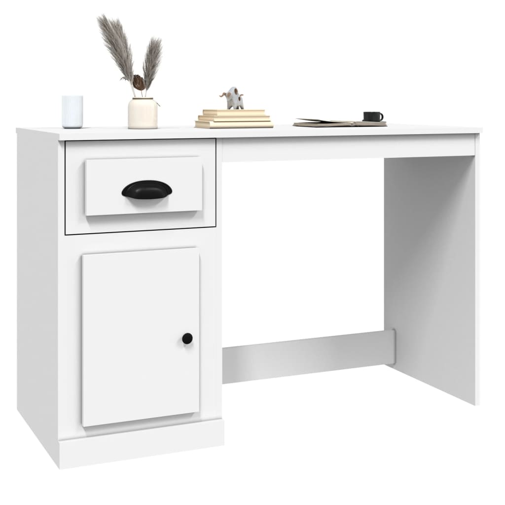 8720845793623_g_en_hd_2 vidaXL Desk with Drawer White 115x50x75 cm Engineered Wood - Image 5