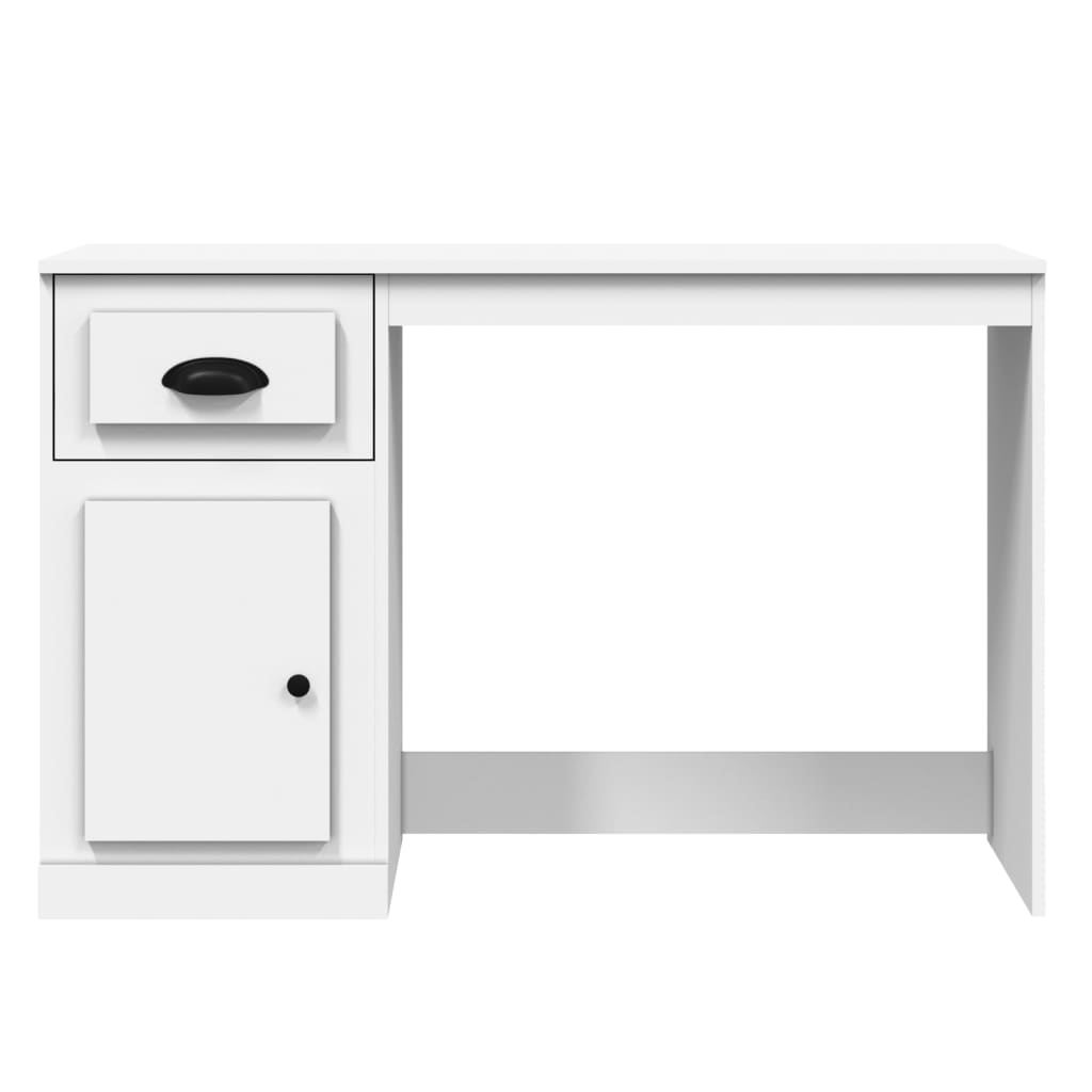 8720845793647_g_en_hd_4 vidaXL Desk with Drawer High Gloss White 115x50x75 cm Engineered Wood - Image 7