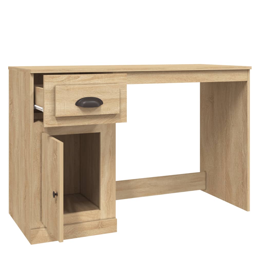 8720845793654_g_en_hd_6 vidaXL Desk with Drawer Sonoma Oak 115x50x75 cm Engineered Wood - Image 9
