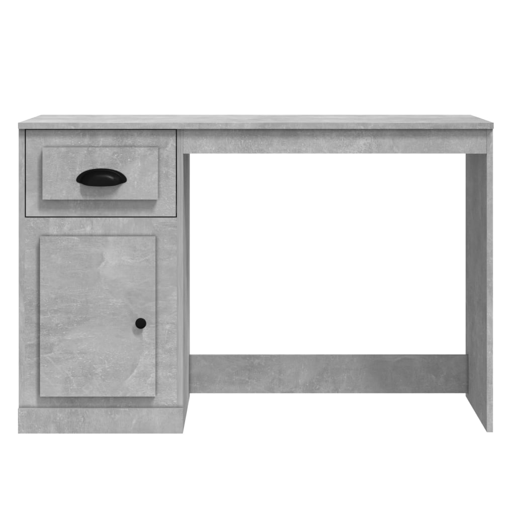 8720845793661_g_en_hd_4 vidaXL Desk with Drawer Concrete Grey 115x50x75 cm Engineered Wood - Image 7