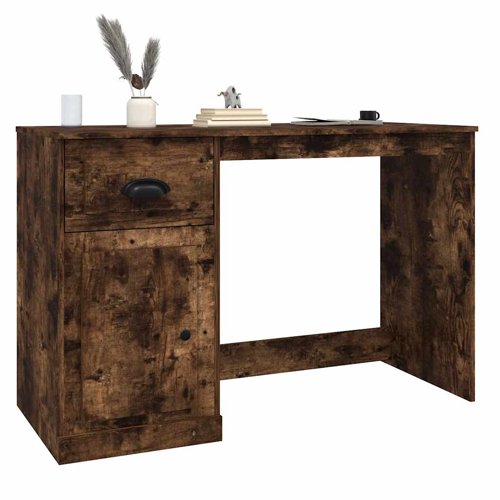 8720845793678_g_en_hd_2 vidaXL Desk with Drawer Smoked Oak 115x50x75 cm Engineered Wood - Image 5