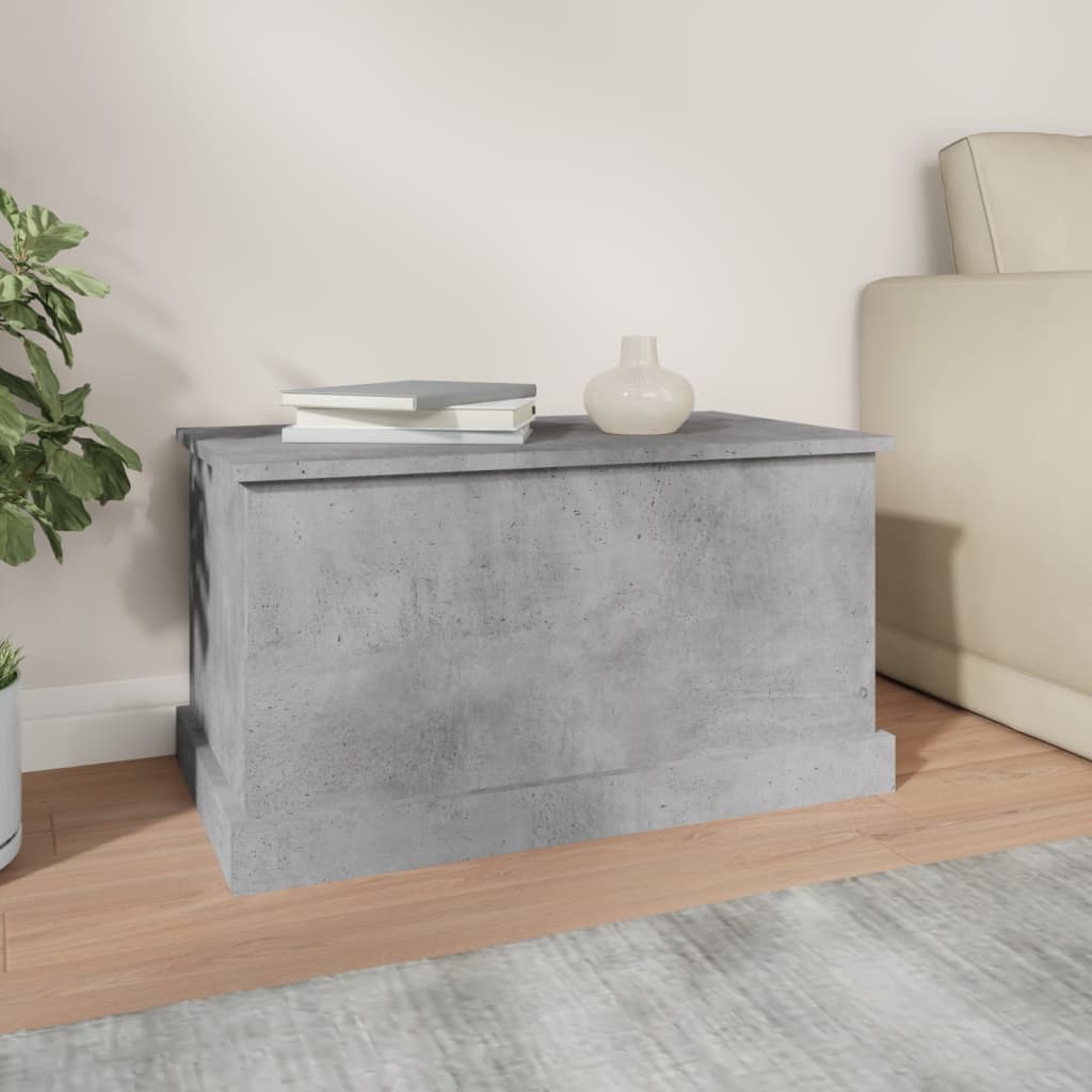 8720845793982_g_en_hd_1 vidaXL Storage Box Concrete Grey 70x40x38 cm Engineered Wood - Image 3