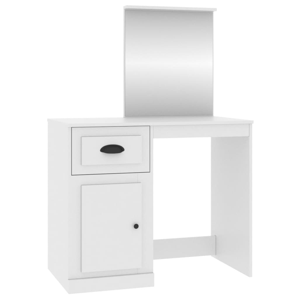 8720845794026_a_en_hd_1 vidaXL Dressing Table with Mirror White 90x50x132.5 cm Engineered Wood - Image 2