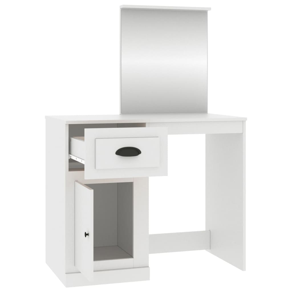 8720845794026_g_en_hd_5 vidaXL Dressing Table with Mirror White 90x50x132.5 cm Engineered Wood - Image 8